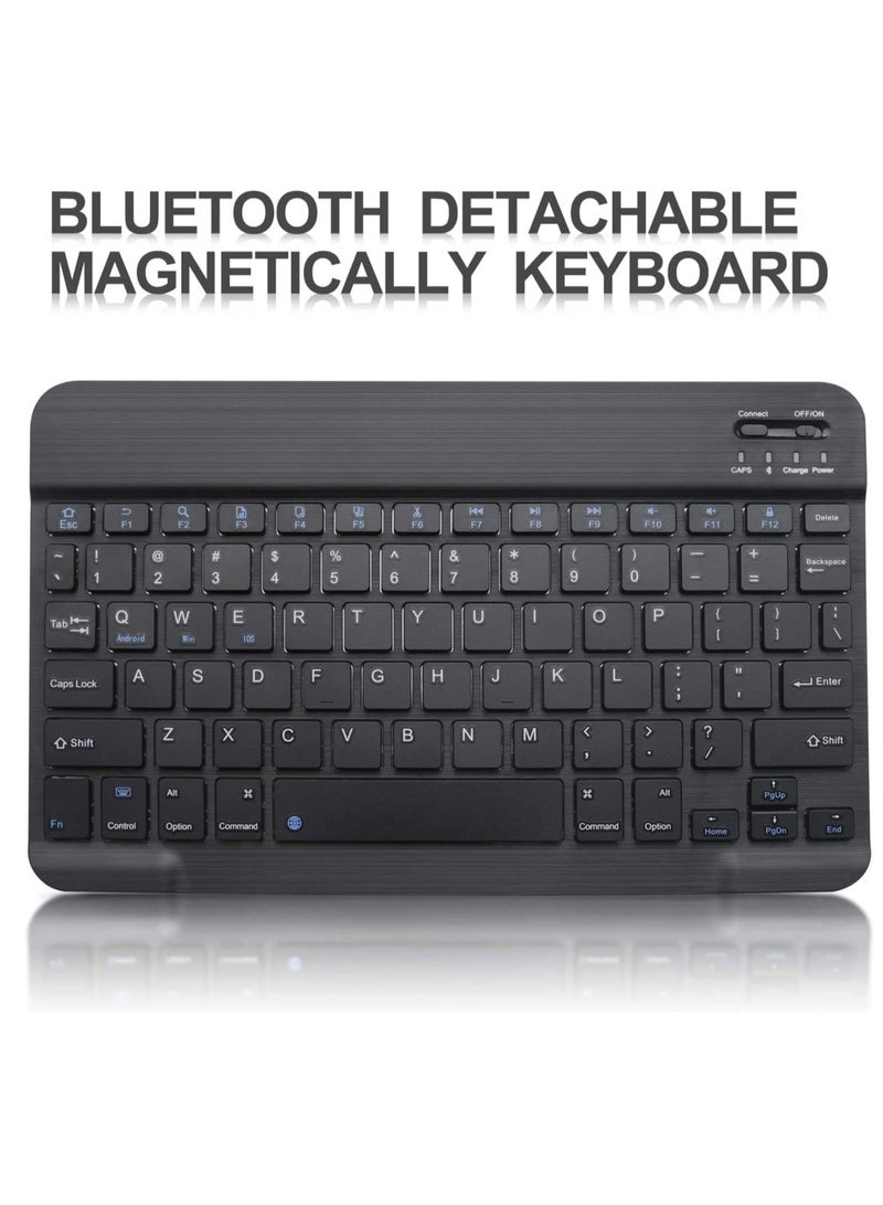 Keyboard Case for iPad Air 4th Generation 10.9 2020 with Pencil Holder,PU Leather Auto Wake/Sleep Smart Cover with BT Detachable Keyboard,Compatible with iPad 10.9 inch/Pro 11 inch -Black - Image 2