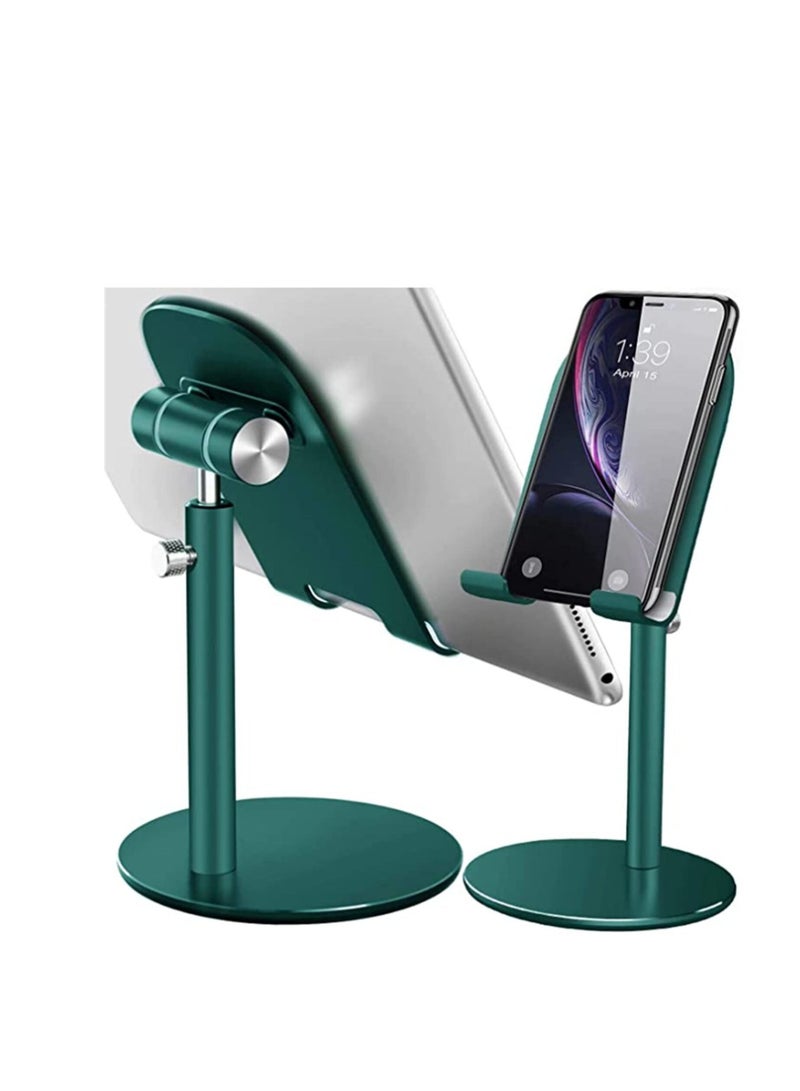 Captaintech Adjustable Cell Phone Stand, Aluminum Telescopic iPad Tablet Stand Holder for Desk Angle Height Adjustable Phone Stand, Compatible - Image 2
