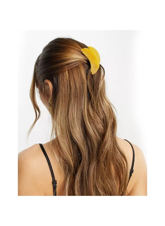 Vovii Banana Claw Clips, Stylish Women's Fruit Claw Clip for Thick Hair Small Claw Clips for Women Fashionable Hair Accessory deal for Girls - Image 5