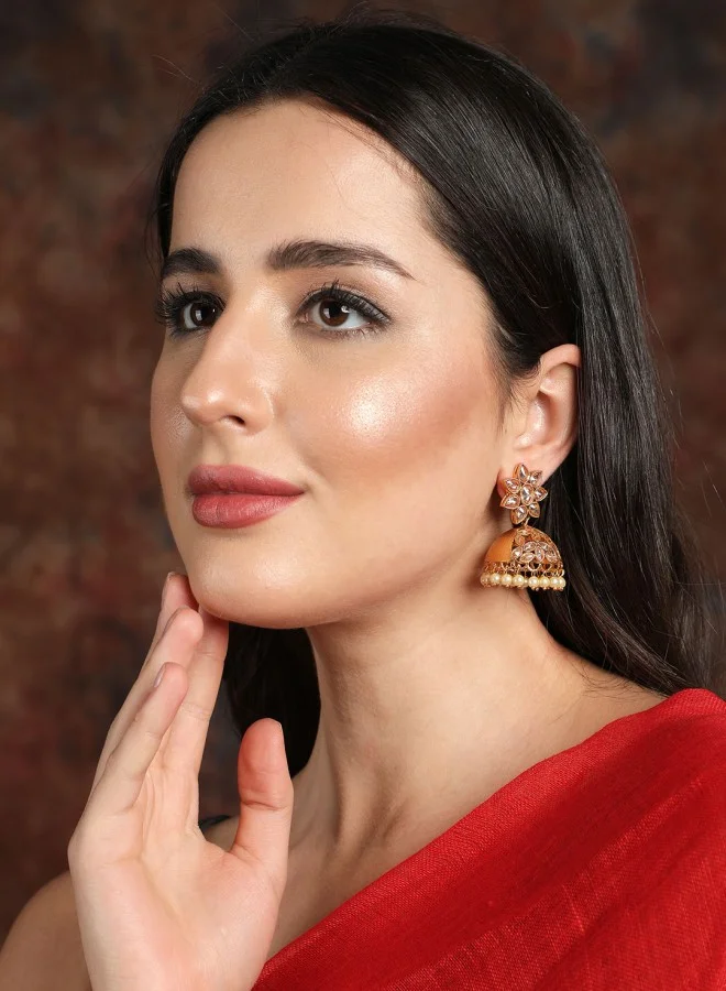 ISHIN Metal Earrings for Women - Perfect for your Festive Celebrations