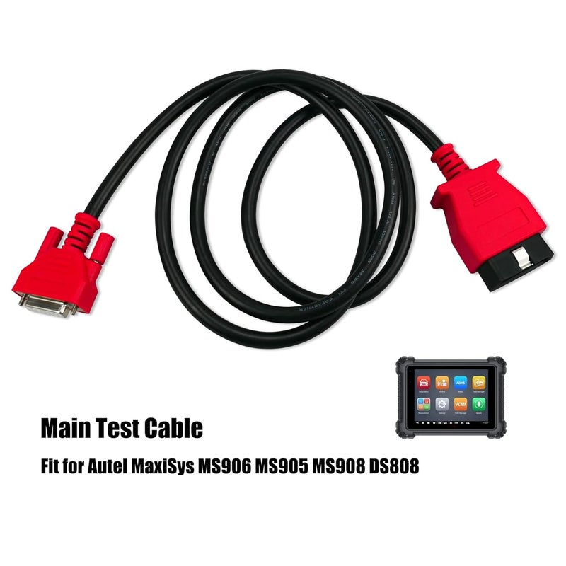 AUGREX كابل الاختبار الرئيسي لأجهزة Autel MaxiSys MS906، MS905، MS908، DS808، DS808KIT، كابل اختبار تشخيصي بـ 16 طرفًا - Image 2