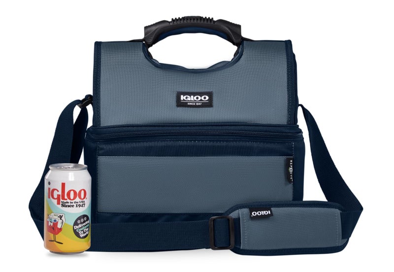 Igloo Blue Evergreen 16 Can Softsided Gripper Bag - Image 5