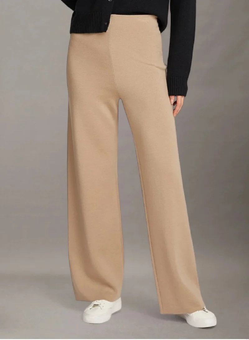 CALVIN KLEIN Wool Blend Straight Sweatpants