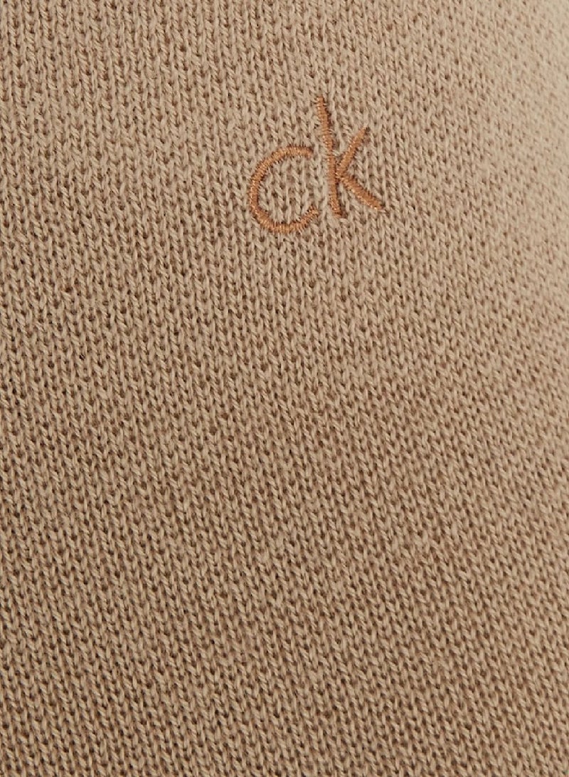 كالفن كلاين بنطال رياضي خفيف بقصة مستقيمة من مزيج الصوف - Image 5