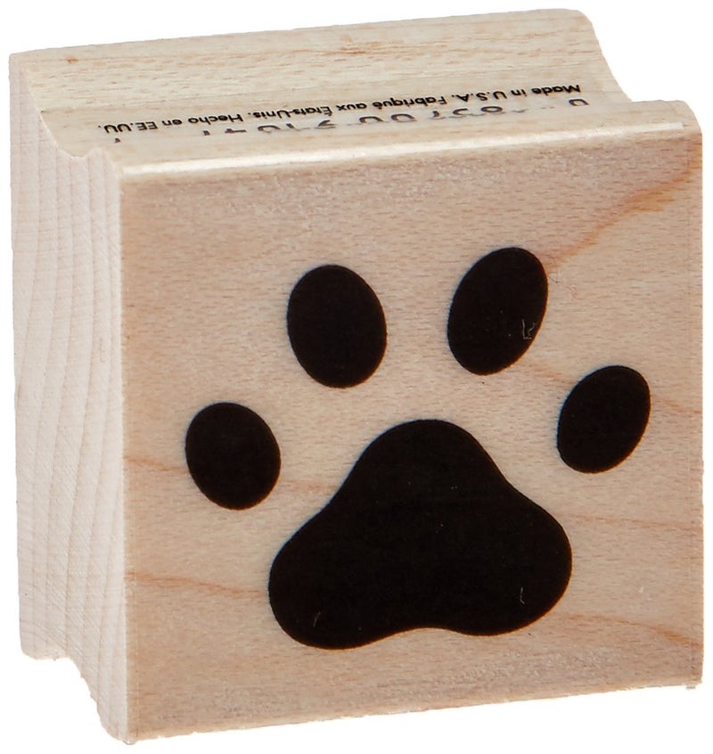 Hero Arts A6220 Wood Stamps, Paw Print - Image 3