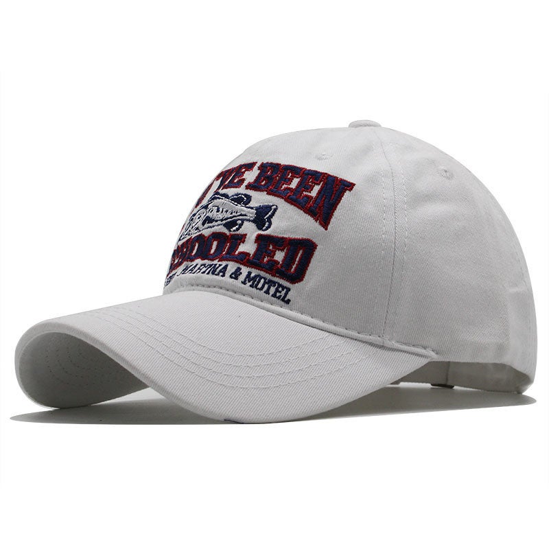 Baseball Cap Crossborder European Embroidered Eye Letter Spring Autumn Outdoor Sunhat - Image 1