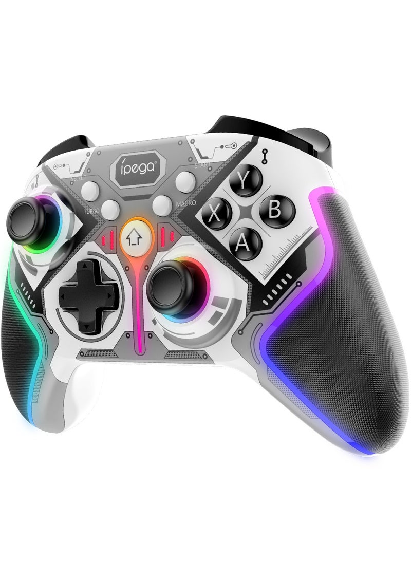 Ipega PG-9666T Game Controller For Switch, PC, Android, iOS Bluetooth Joystick With Vibration Gamepad, Wireless Controller With RGB Lighting - Image 2