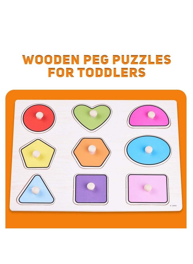 BAYBEE BAYBEE Wooden Puzzle For 24 To 48 Months For Kids, Multicolour  - Image 2