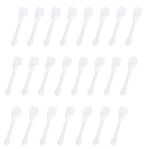 Zucosue 100pcs Individually Wrapped Mini Plastic Spoons, Restaurant-Grade Clear Tasting Spoons for Ice Cream, Yogurt, Sampling (Food Safe, Bulk Pack) - Image 1
