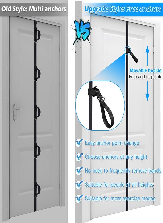 Brebebe Door Anchor Strap for Resistance Bands Exercise, New Upgraded Version Freely Anchor Points for All Exercise Heights, Home Gym Fitness Attachments, Easy to Install, Punch-Free, Nail-Free - Image 5