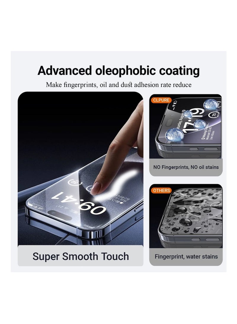 2 in 1 Protection Pack Of Privacy Screen Protector With Camera Protector For Apple iPhone 17 Air, Anti Spy Tempered Glass-HD - Image 4