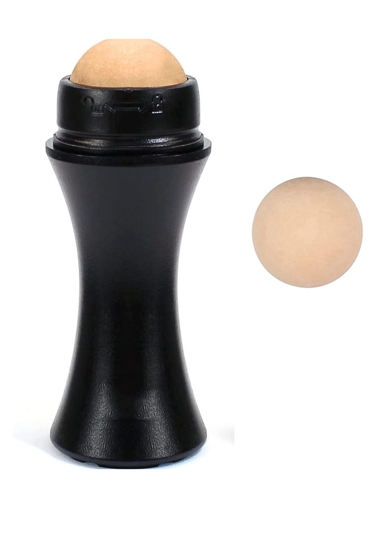 CORSULA Oil Absorbing Volcanic Face Roller Massager| Volcanic Roller with 1 Extra Replaceable Volcanic Ball,Reusable Oil Control Roller, Instant Results Remove Excess Shine - Image 1