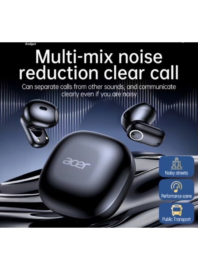 Acer OHR501 TWS Wireless Earbuds with Charging Case, Bluetooth V5.4, Black - Image 2