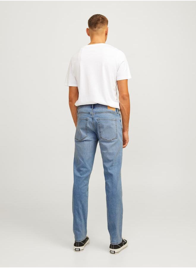 JJ Rebel by Jack and Jones Mid Rise Slim Fit Faded Jeans  - Image 3