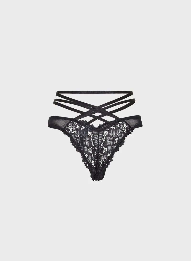 Ann Summers Timeless Affair High Leg Brazilian Brief