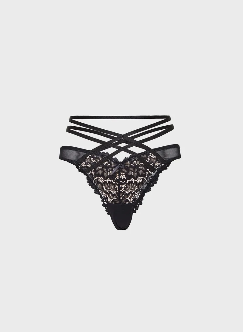 Ann Summers Timeless Affair High Leg Brazilian Brief