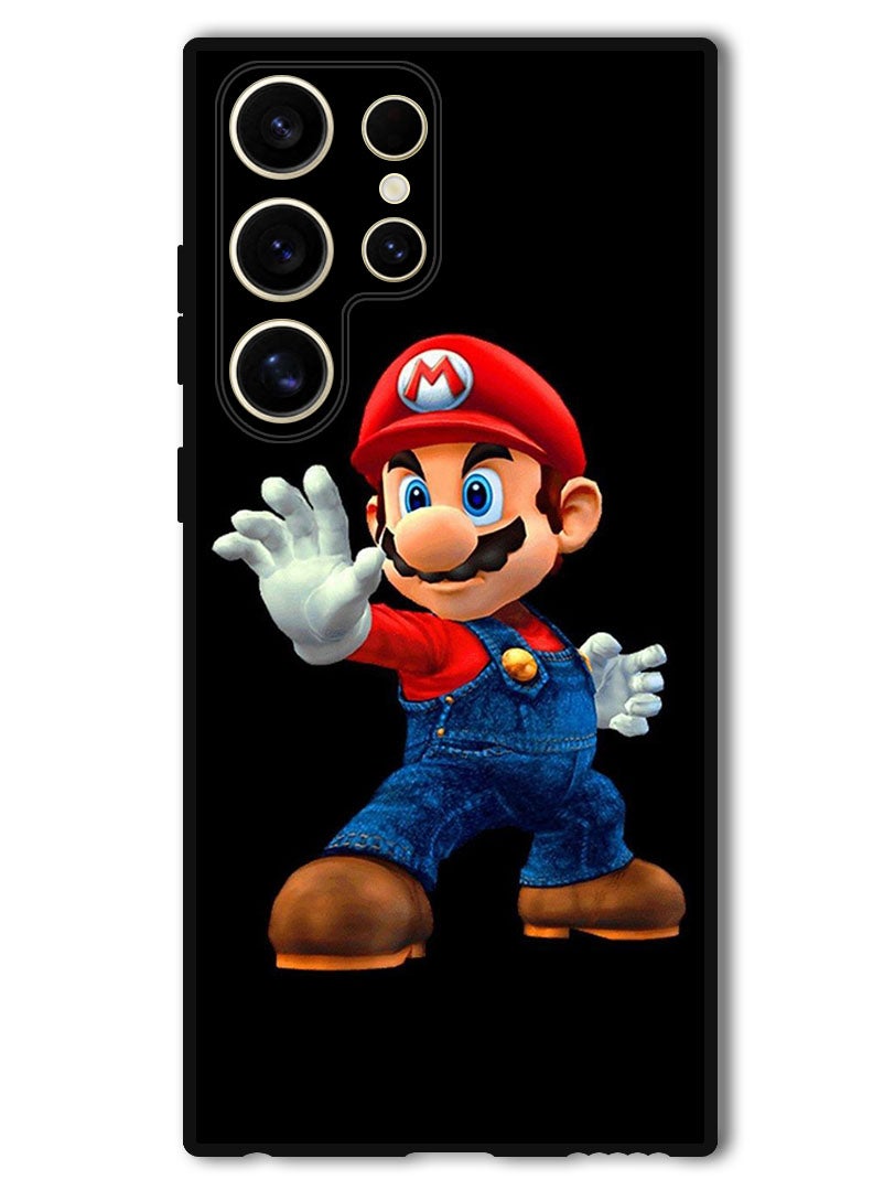 Theodor Protective Case Anti Scratch Shock Proof Bumper Cover For Samsung Galaxy S24 Ultra Super Mario - Image 1