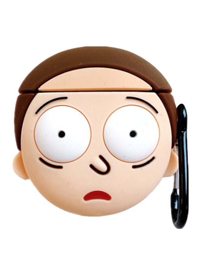Beauenty Morty Themed Case For Apple AirPods 1/2 Beige/Brown - Image 1