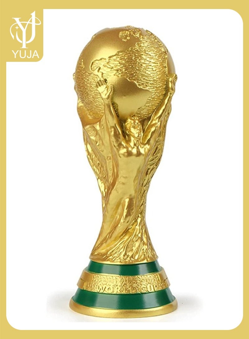 YUJA Golden plastic Football Trophy Champion Gold Trophy World Cup Fans Football Competition - Image 1