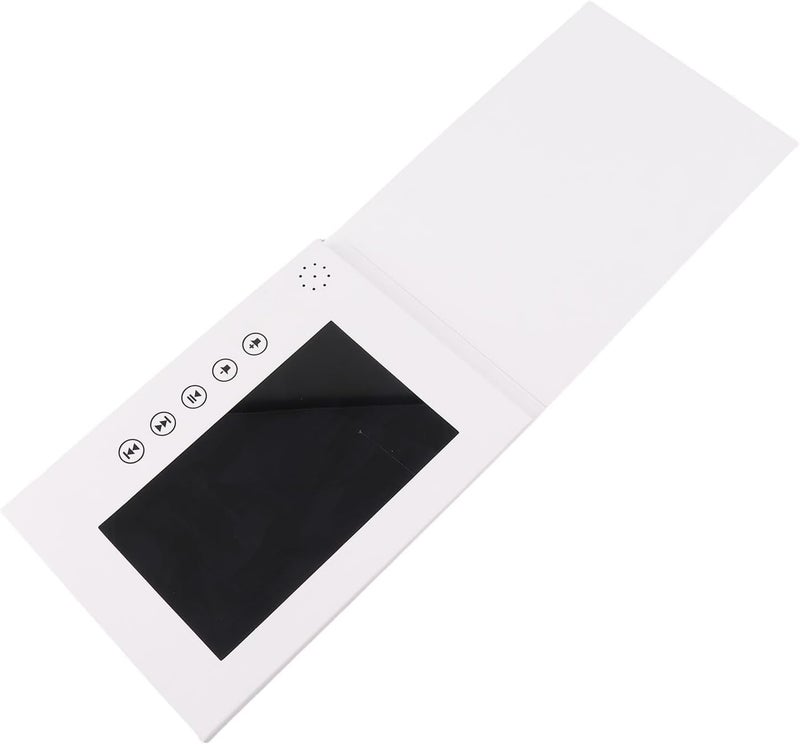 Keenso Video Greeting Card, LCD Color Screen with Builtin Speaker, 720P HD Display for Weddings and Corporate Promotions (7inch) - Image 1