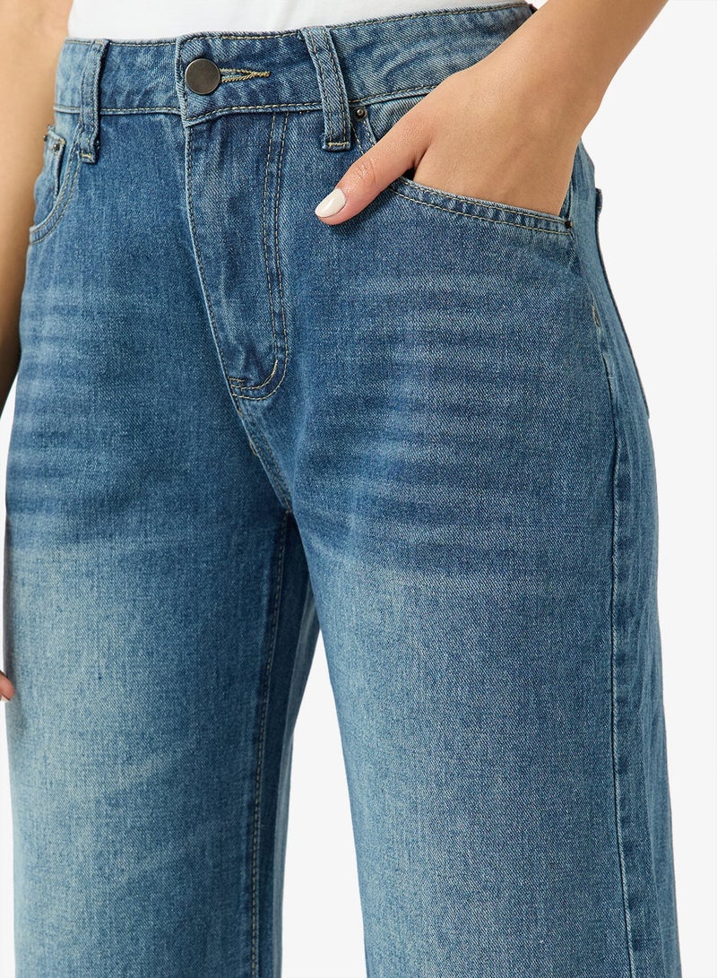 Ginger Low Rise Wide Leg Jeans - Image 4