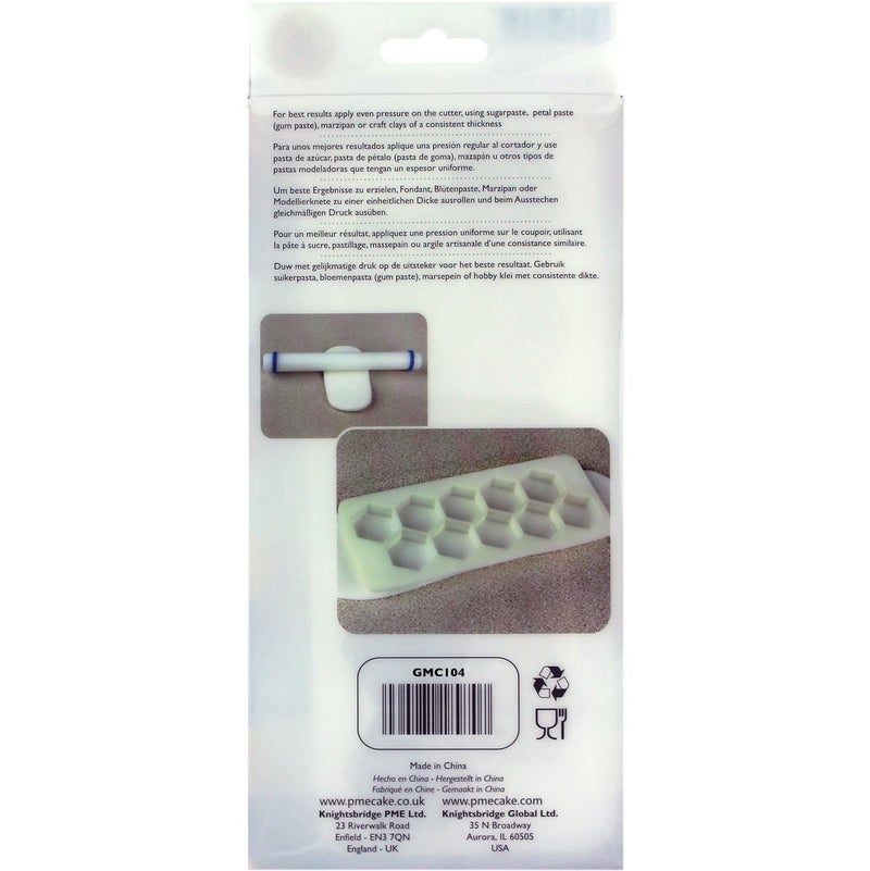 PME Geometric Multicutter for Cake Design Hexagon  Small  Medium & Large Size  Set of 3 - Image 3