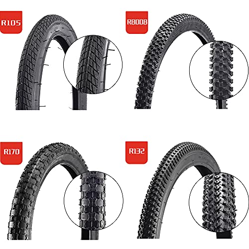 catazer Bike tyre 12/14/16/18/20/22/24/26 X2.125 Bicycle Tyres for Kit Bike BMX Bike Folding Road Bike Mountain Bike (12x2.125) - Image 4