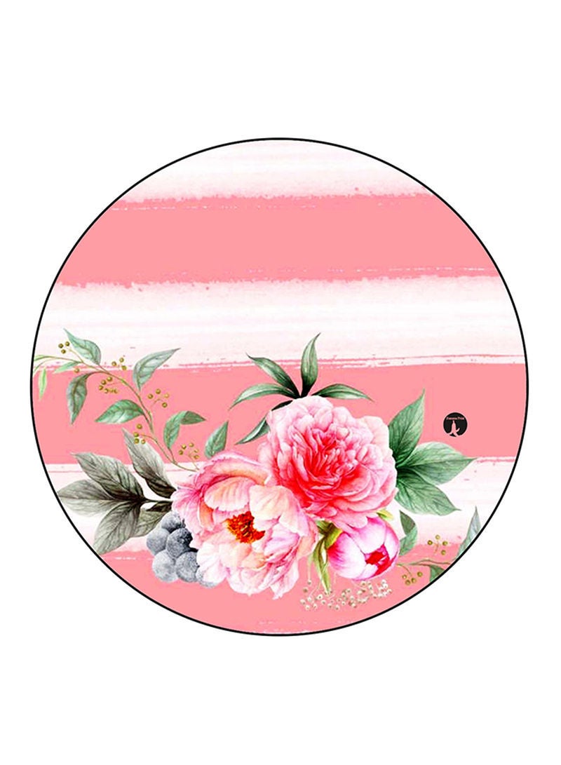 RKN Flowers Printed Mouse Pad  Multicolour