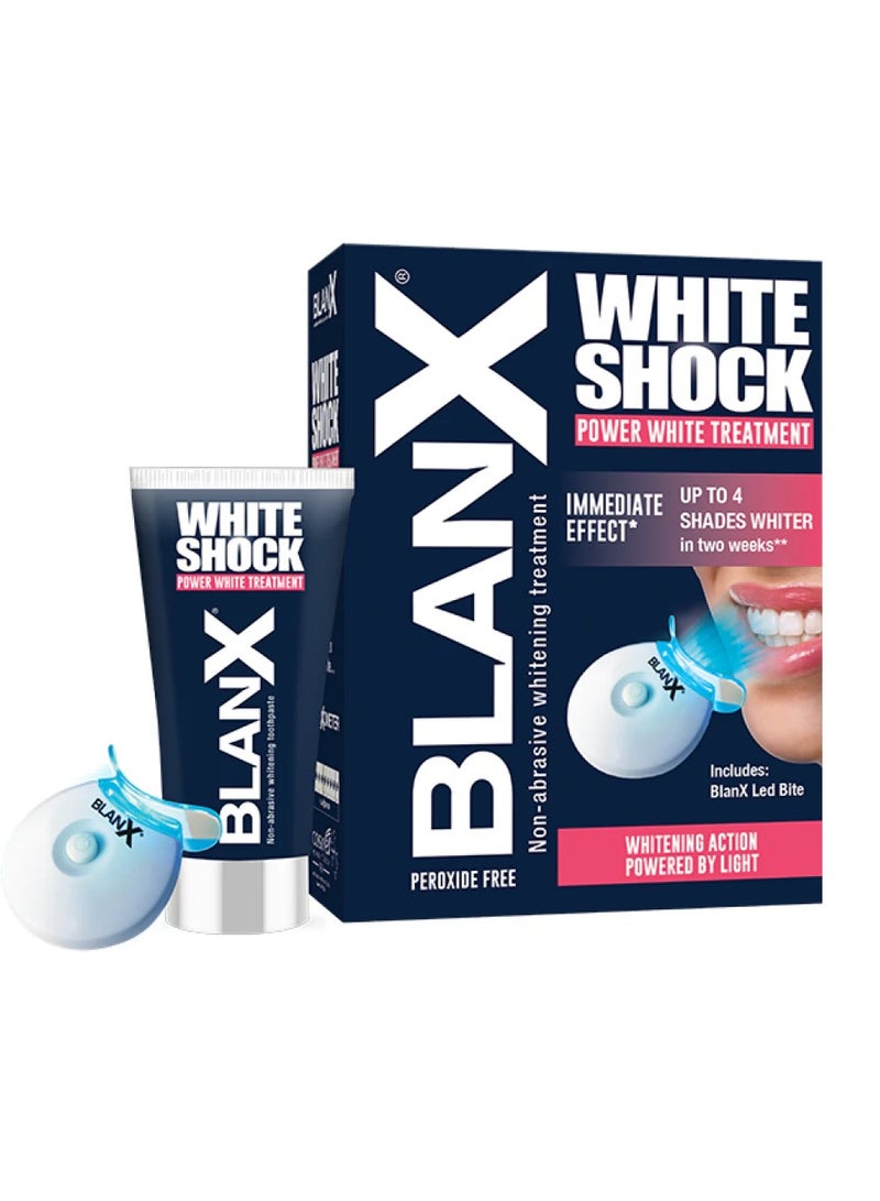 White Shock Treatment 50 ml and BlanX Led Bite