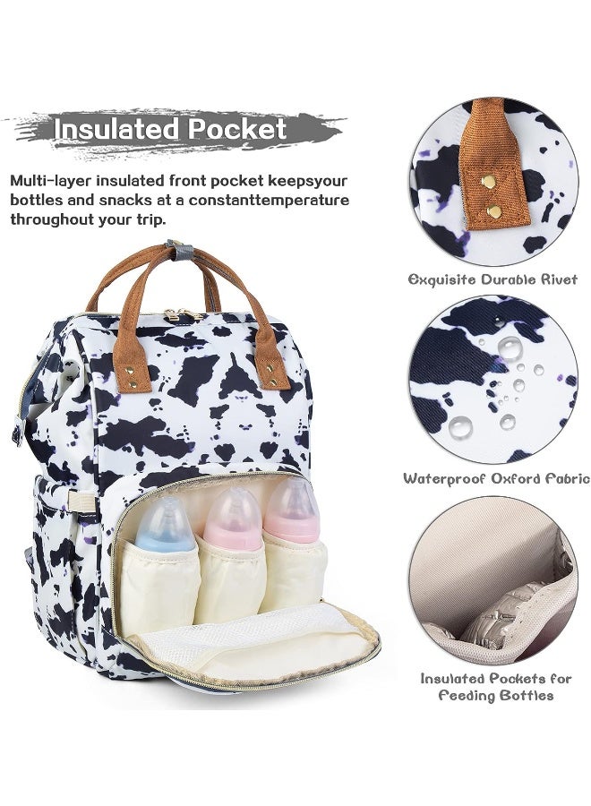 LIMHOO Diaper Bag Backpack, Waterproof Baby Care Bag, Women Travel Baby Nappy Changing Bag - Image 3