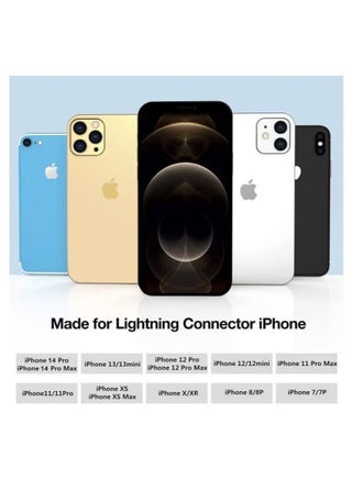 Wired In-Ear Earbuds with Lightning Connector | Built-in Microphone & Remote | Compatible with iPhone 14/13/12/11/8/7 etc. - view 2