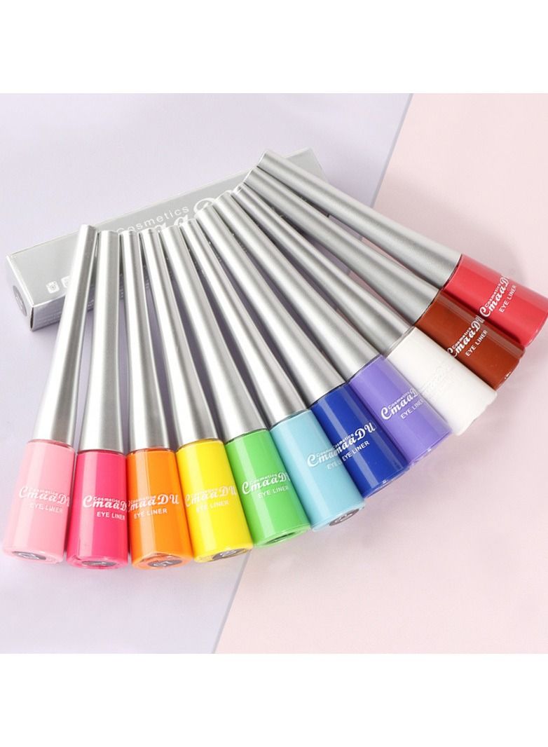 CmaaDu Colored Liquid Pencil Liquid Eyeliner Matte  - Image 4