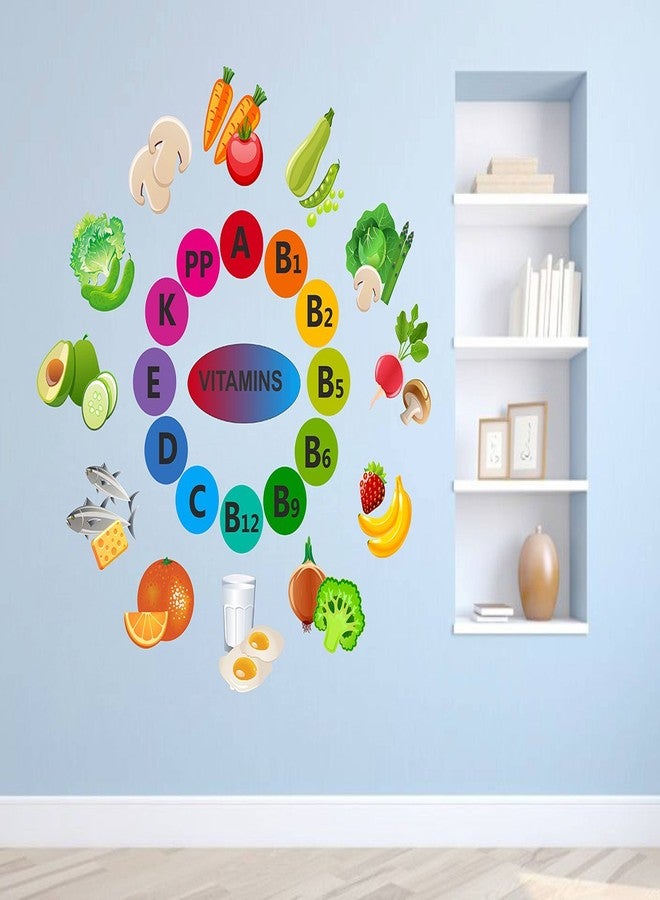 Wallstick ملصقات جدارية للفيتامينات (فينيل 75 سم × 75 سم) - Image 1