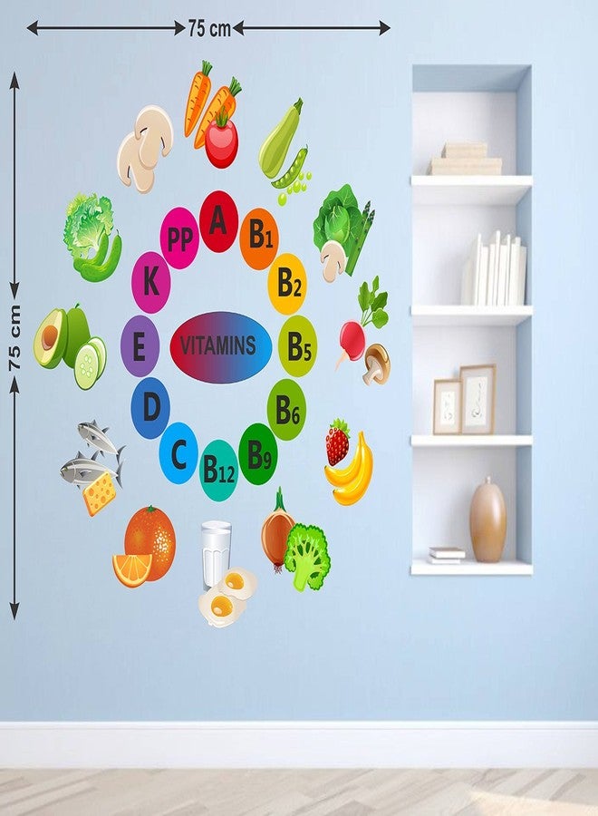 Wallstick ملصقات جدارية للفيتامينات (فينيل 75 سم × 75 سم) - Image 2