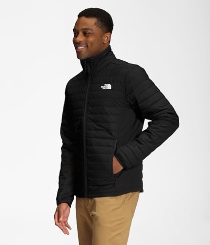 The North Face Mens Canyonlands Hybrid Jacket Water Resistant Top Performance Insulation Breathable Vent Panels TNF BlackNPF Medium - Image 3