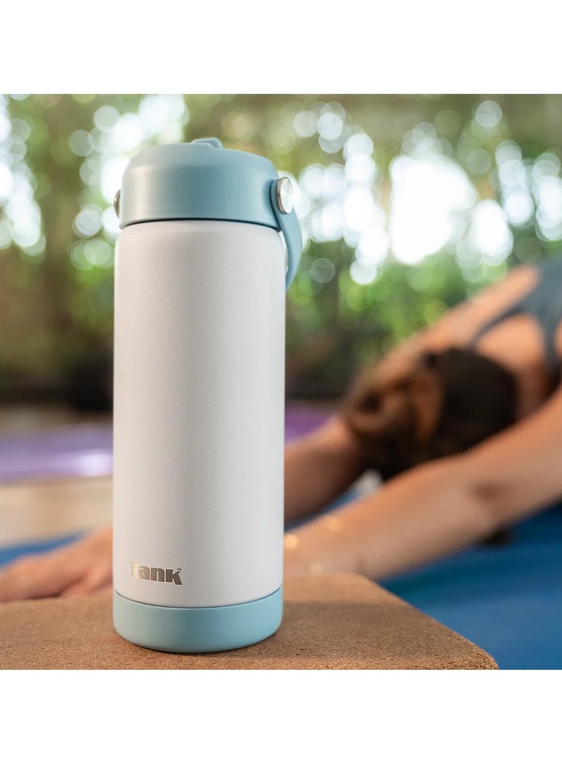 تانك موڤ، ٥٥٠ مل، زجاجة ستانلس ستيل، خالية من مادة BPA، معزولة حراريًا، مانع للتسريب - سكاى بلو - Image 4