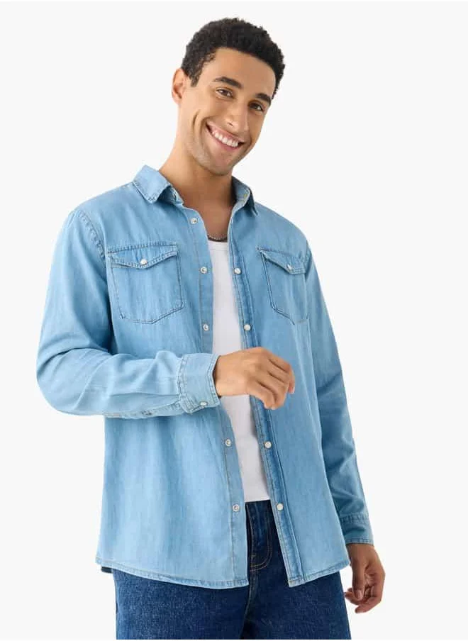Lee Cooper Classic Denim Shirt