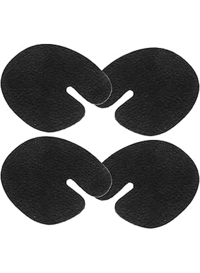 Self Adhesive Toe Protectors 2 Pairs Non Slip Forefoot Pads Cushions For Sandals Black - Image 1