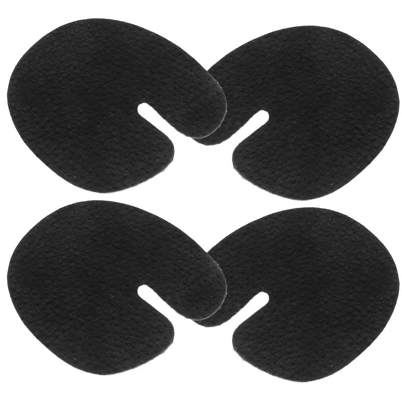 Self Adhesive Toe Protectors 2 Pairs Non Slip Forefoot Pads Cushions For Sandals Black - Image 2