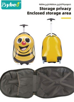 Bybeo 3PCS Kids Luggage Set, Children's Rolling Suitcase, Lightweight Toddler Carry-on Luggages with Wheels for Boy and Girls for Travel and School, with  Kid Backpack and U-shaped Pillow,16 Inches  - Image 4