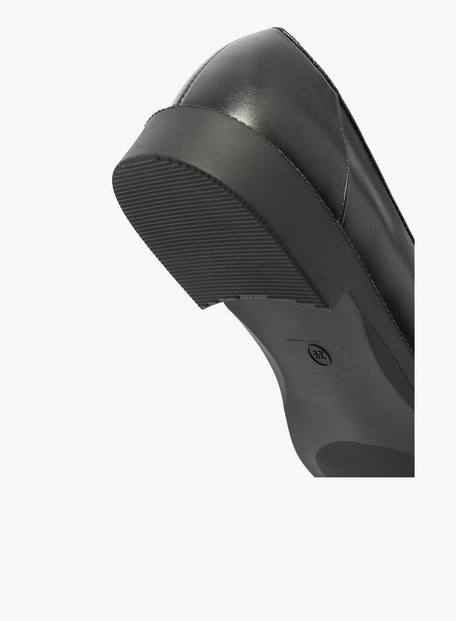 Paprika Buckle Accent Slip-On Loafers - Image 4