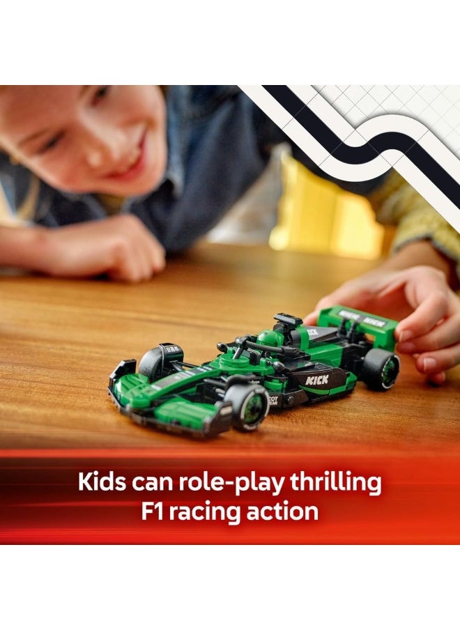 LEGO LEGO KICK Sauber F1 Team C44 Race Car Building Toy Set 77247  - Image 4