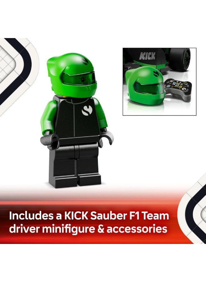 LEGO LEGO KICK Sauber F1 Team C44 Race Car Building Toy Set 77247  - Image 5