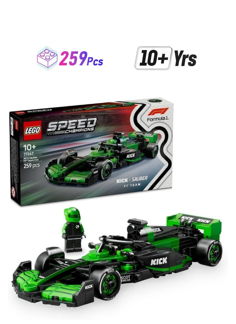 LEGO LEGO KICK Sauber F1 Team C44 Race Car Building Toy Set 77247  - Image 1