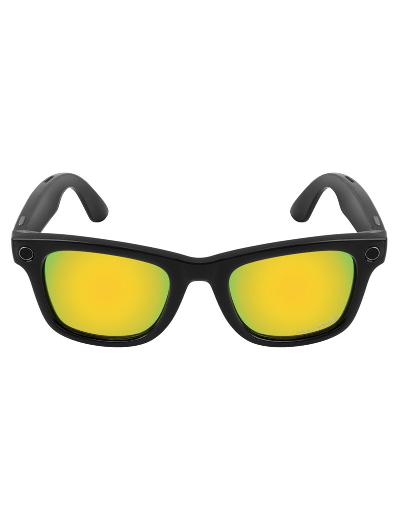Mryok+ Polarized Replacement Lenses Compatible with Ray-Ban Meta Wayfarer RW4006 50mm - 24K Gold - Image 2