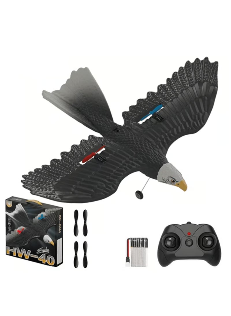 DIGI CORE RC Plane, Remote Control Eagle Plane, RTF Airplane, 2.4GHZ 2CH Flying Bird With Batteries & Propeller 6-axis Gyro Stabilizer, Easy to Fly Aircraft Remote Control For Beginners Adults Kids Boys HW-40 - Image 1