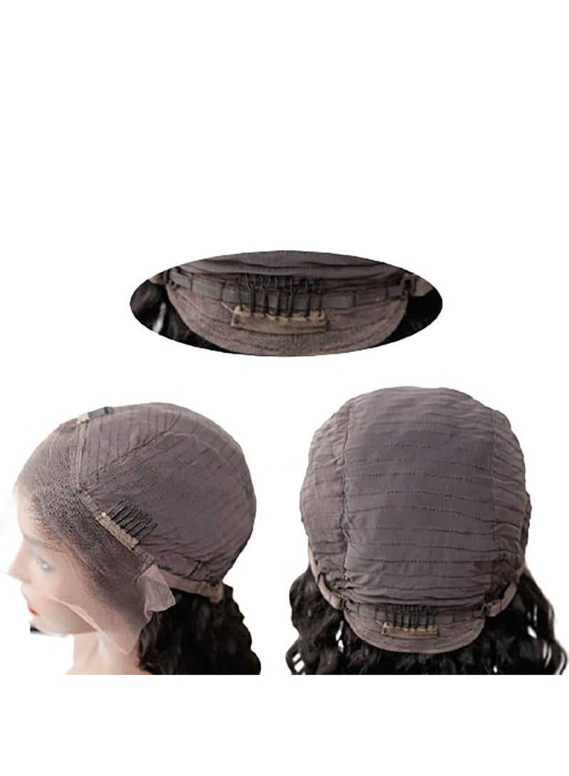 إستيل باروكات شعر بشري مستقيمة مع دانتيل أمامي 13 × 4 وموجة مياه سوداء طبيعية - Image 3