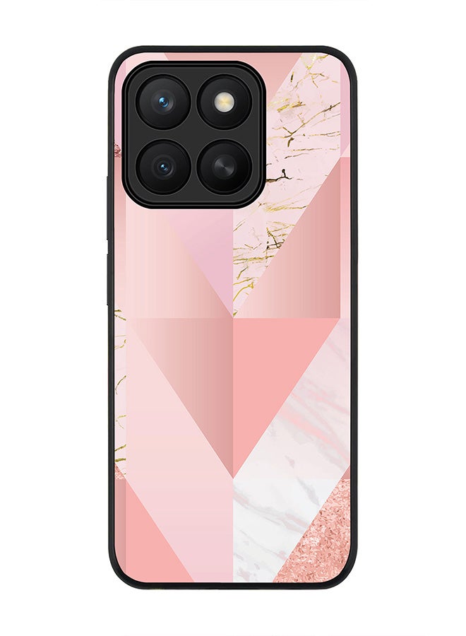 Stylizedd For Honor X8c Case,Slim fit Camera Protection, Shockproof Thin Phone cover  - Marble Pink Vintage