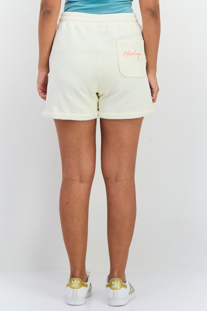 Hurley Women Sportswear Fit Outdoor Shorts, Beige - Image 3