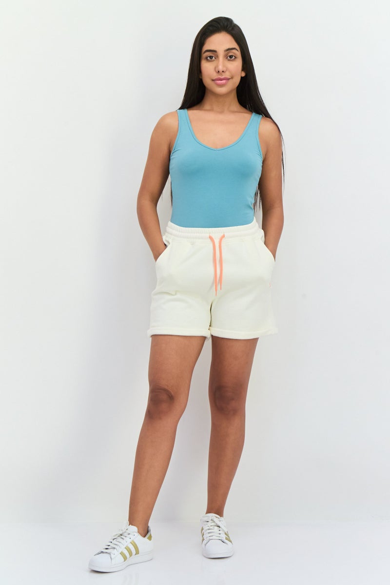 Hurley شورتات رياضية نسائية مناسبة في الهواء الطلق، بيج - Image 4